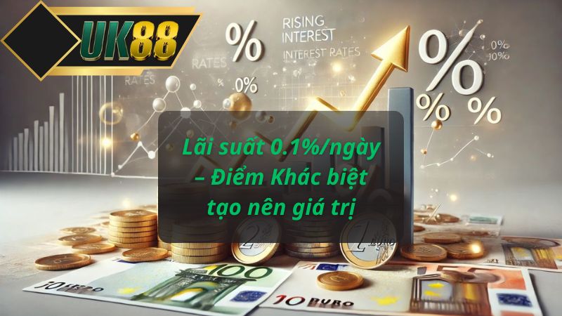 Lãi suất 0.1%/ngày – Điểm Khác biệt tạo nên giá trị